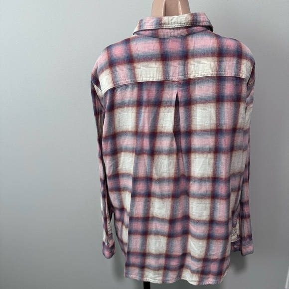 Wrangler Wrancher Shirts Button Down Plaid Western XL - Picture 4 of 4